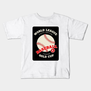 Cool Baseball love T-shirt Kids T-Shirt